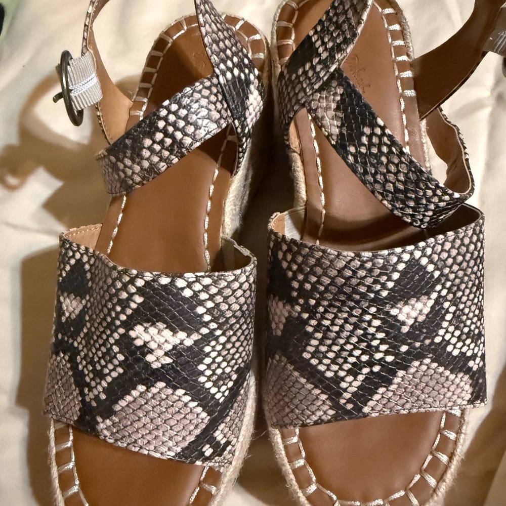 Snakeskin Patterned Women's Sandals